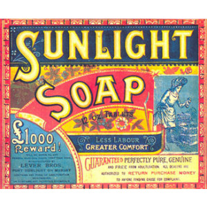 Sunlight Soap Postcard