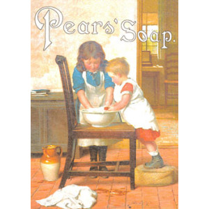 Pears Soap Wash Our Hands Nostalgic Postcard