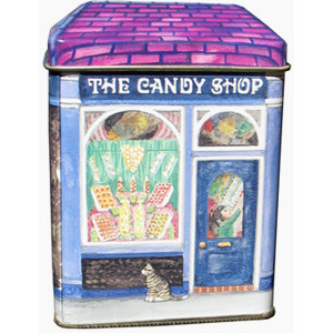 Small Decorative Tin Collectable Storage The Candy Shop