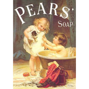Pears Soap His Turn Next Nostalgic Postcard