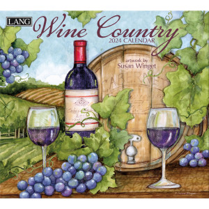 Wine Country Susan Winget 2024 Lang Wall Calendar