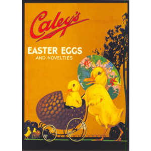 Caleys Easter Eggs Nostalgic Postcard