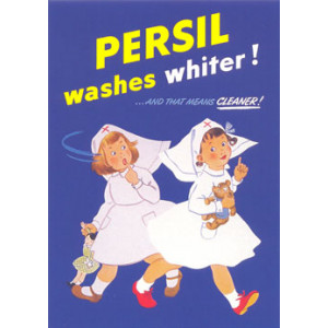Persil Washing Powder Nostalgic Postcard