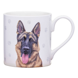 German Shepherd Dog New Bone China Tea Coffee Mug Paws and All