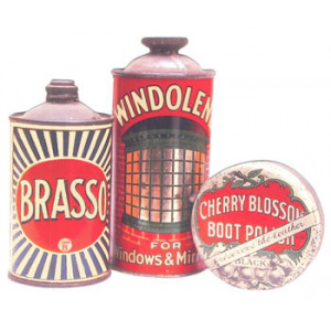 Brasso Winolem Cherry Blossom Household Cleaners Postcard