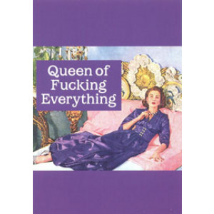 Queen of Fucking Everything! Retro Card   