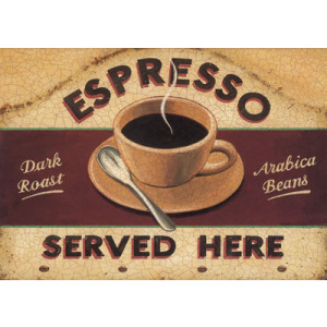 Espresso Dark Roast Arabica Beans Greeting Card by Martin Wiscombe 