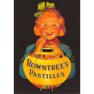 Rowntrees Pastilles Nostalgic Postcard