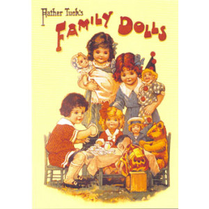 Father Tucks Family Dolls Postcard
