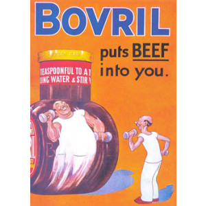 Bovril Put Beef Into You Nostalgic Postcard