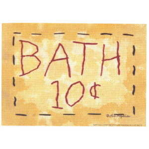 Bath 10c 5 x 7 Print