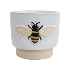 Decorative Bee Design Ceramic Pot