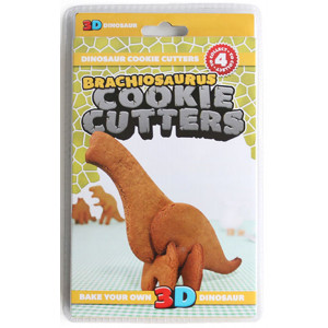 Brachiosaurus Dinosaur 3D Food Grade Cookie Cutters