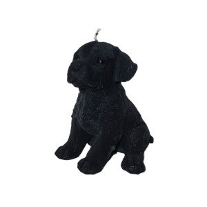 Labrador Sculptural Scented Candle Australian Made - Black