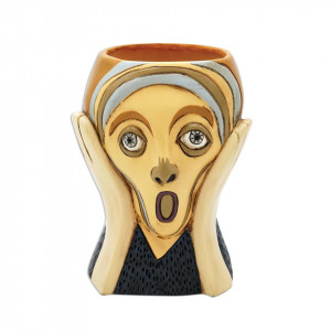 Screaming Lady Resin Indoor Pot Planter