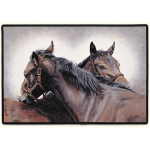 doormat-horses-brown