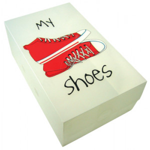 My Shoes Sneakers Plastic Storage Box