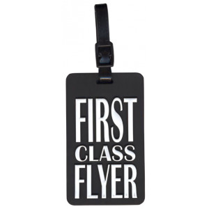 First Class Flyer Suitcase Bag Luggage Tag