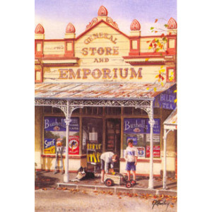 Gordon Hanley Store & Emporium Post Card