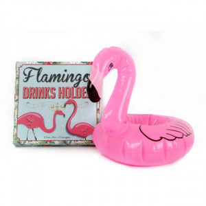 Pink Flamingo Drink Holder Floating Pool Bath Swimming 