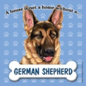 German Shepherd Fridge Magnet