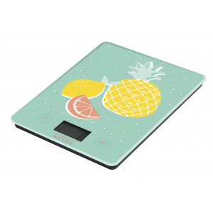 Electronic Glass Kitchen Scales Meat Food Weight 5kg Fruit Design