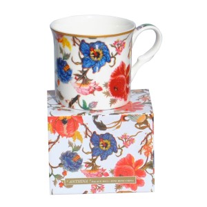 Anthina White Fine Bone China Palace Tea Coffee Cup Mug