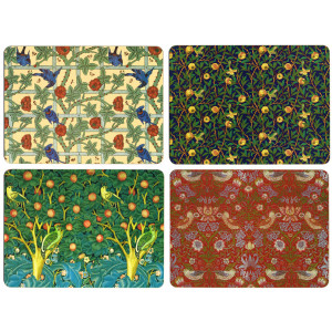 Set of 4 Dining Table Placemats Only William Morris Birds