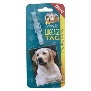 Labrador Dog Acrylic Suitcase Travel Luggage Tag 