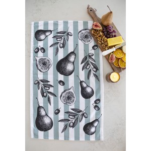 Pear and Fig 100% Cotton Kitchen Tea Towel