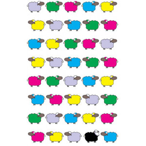 Colourful Sheep in a Row 100% Cotton Kitchen Tea Towel