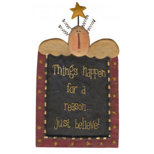 Things Happen For a Reason Just Believe Resin Ornament
