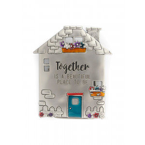 Together Is a Beautiful Place To Be Pewter Fridge Magnet