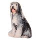 Old English Sheepdog Shaped Scatter Throw Cushion Pillow 