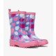 Stamped Apples Shiny Girls Kids Rainboots Gumboots By Hatley