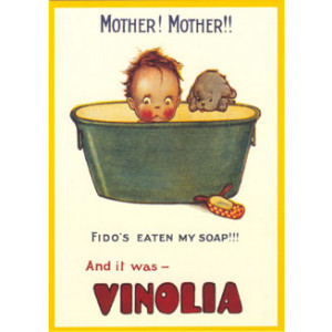 Vinolia Soap Nostalgic Postcard