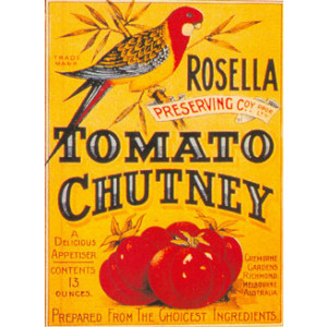 Rosella Tomato Chutney Nostalgic Postcard