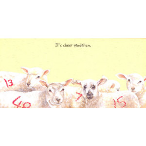 Graffiti Sheep Card