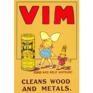 Vim Cleaner Postcard