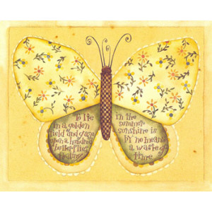 Butterfly Greeting Card by Karen Hillard Crouch