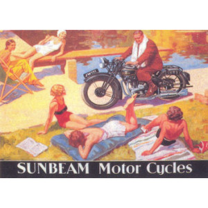 Sunbeam Motor Cycles Nostalgic Postcard