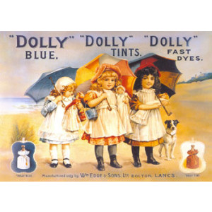 Dolly Fast Dyes Postcard