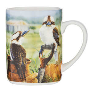 Kookaburras Country Lifestyle Fine Bone China Tea Coffee Mug 