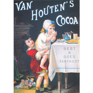 Van Houtens Cocoa Nostalgic Postcard