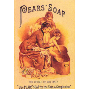 Pears Soap Ladies & Child Nostalgic Postcard