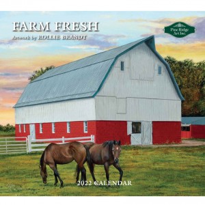Farm Fresh Rollie Brandt 2022 Pine Ridge Art Wall Calendar