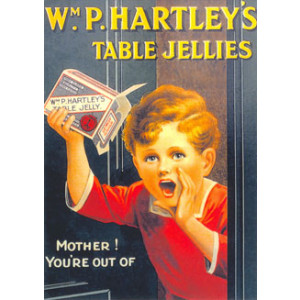 Hartleys Table Jellies Nostalgic Postcard