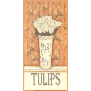 Shabby Tulips 3.5 x 7 Print