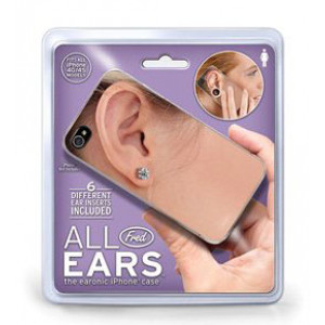 All Ears Womens Mobile iPhone Cover Fits 4G 4S