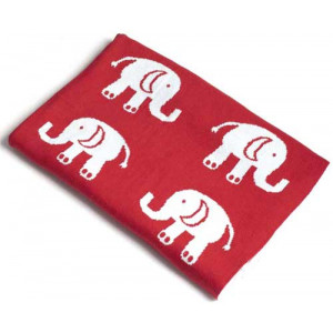 Elephants Design Soft Baby Blanket